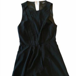Lulus My Dear Black Pleated Sleeveless Romper Blac
